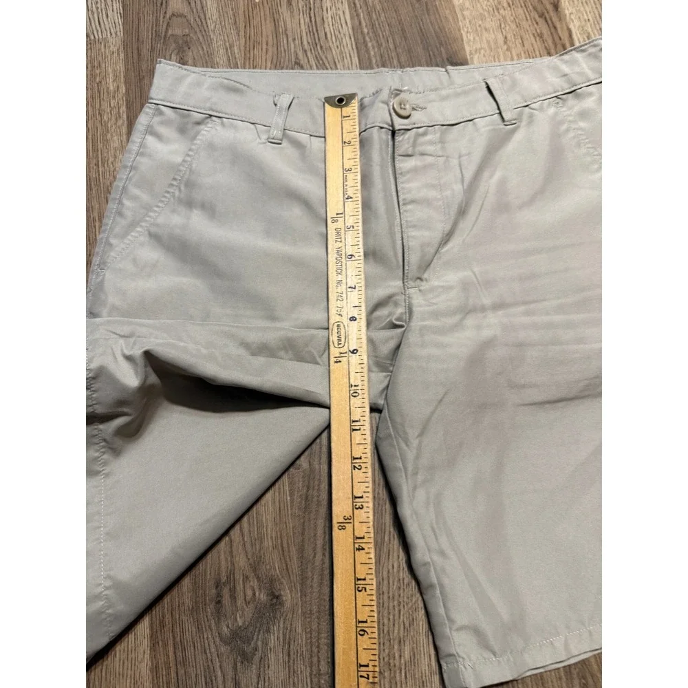 Nautica School Uniform Shorts Youth Boys Size 16 Khaki Flat Front Casual